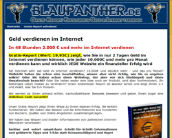 BLAUPANTHER.de - Erfolgreich Geld verdienen im Internet
