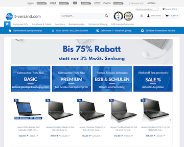 it-versand.com - Gebrauchte & Neue Marken IT günstig kaufen